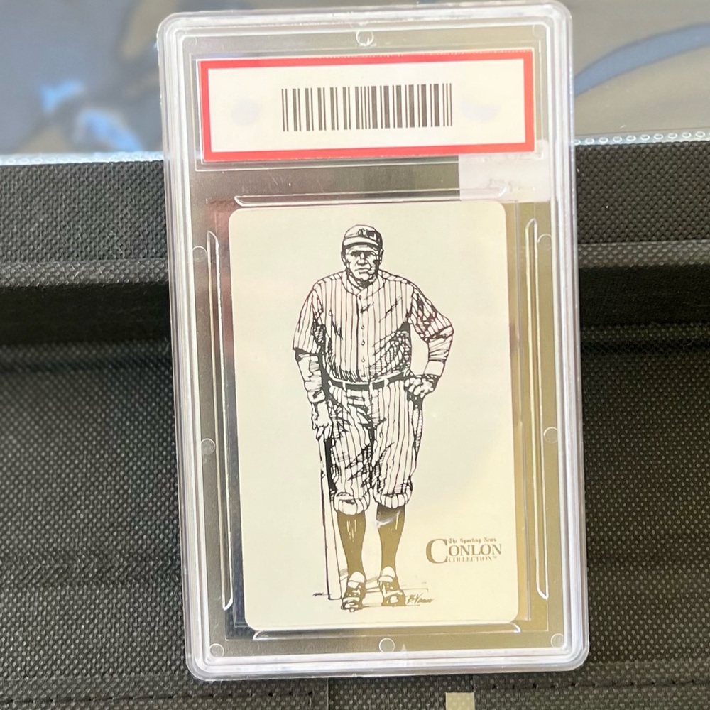 1973 Smithsonian Lou Gehrig playing card graded GEM 10 - Picture 4 of 6